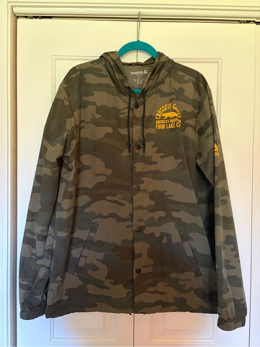 CrossFit Games Reebok Camo Windbreaker
